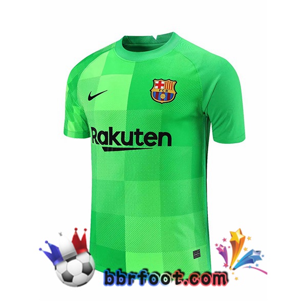 Maillot Foot FC Barcelone Gardien de but Vert 21/22