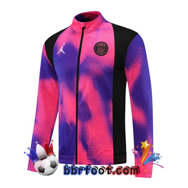Veste Foot JORDAN Paris PSG Pourpre 21/22 Veste Foot JORDAN Paris PSG Pourpre 21/22