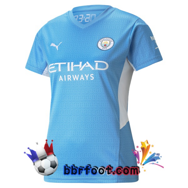 Maillot Foot Manchester City Femme Domicile 21/22