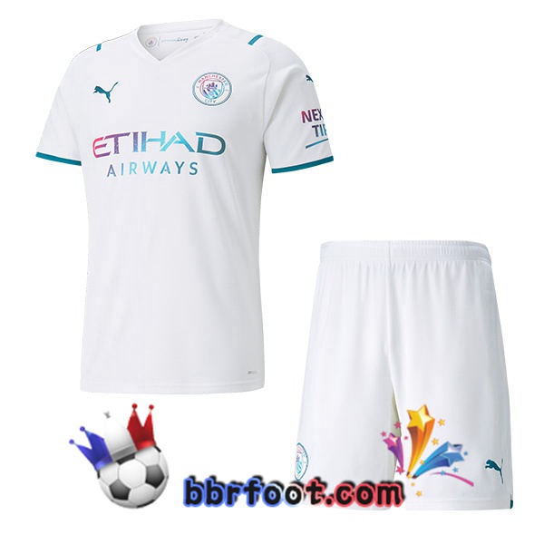 Maillot Foot Manchester City Enfant Exterieur 21/22