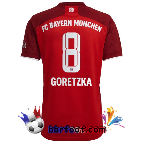 Maillot Foot Bayern Munich (Goretzka 8) Domicile 21/22