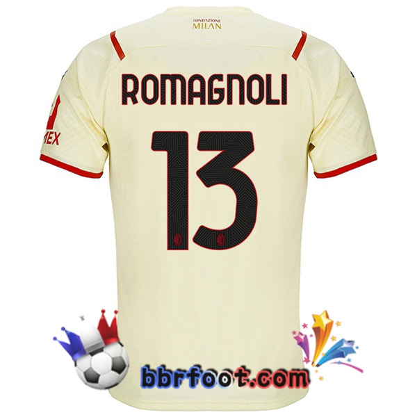 Maillot Foot AC Milan (ROMAGNOLI 13) Exterieur 21/22