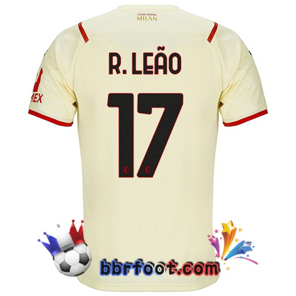Maillot Foot AC Milan (R. LEÃO 17) Exterieur 21/22