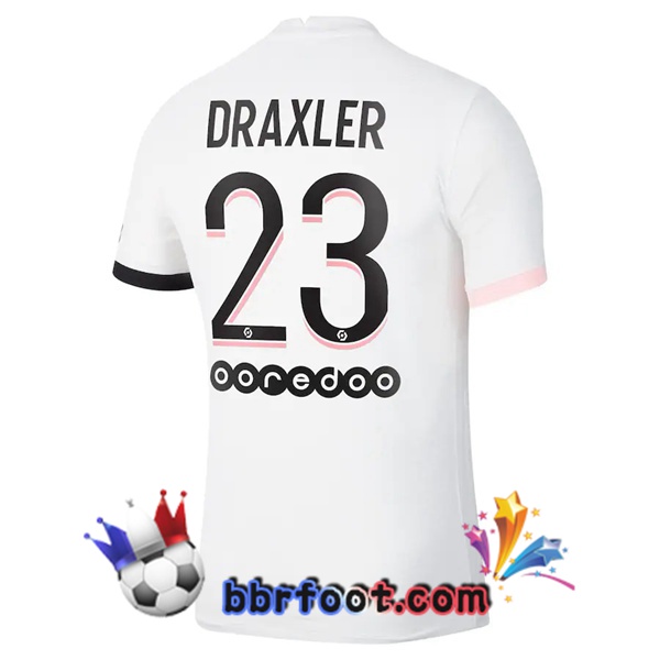 Maillot Foot Jordan Paris PSG (Draxler 23) Exterieur 21/22