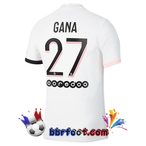Maillot Foot Jordan Paris PSG (Gana 27) Exterieur 21/22