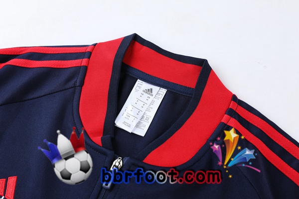 Veste Survetement Foot Bayern Munich Bleu Royal 21/22