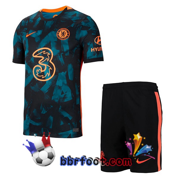 Maillot Foot FC Chelsea Enfant Third 21/22 Maillot Foot FC Chelsea Enfant Third 21/22
