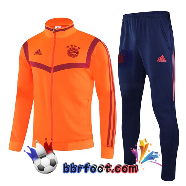 Veste Survetement Foot Bayern Munich Orange 21/22