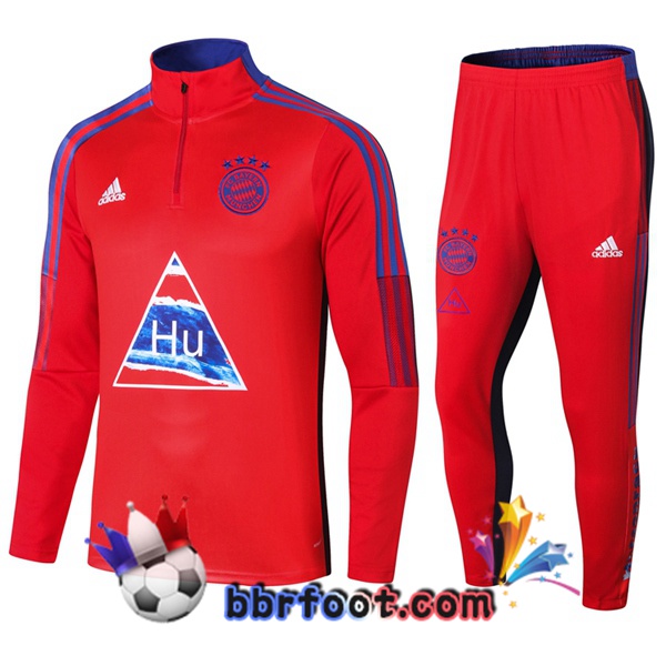 Survetement Foot Bayern Munich Adidas X Human Race Rouge 20/21