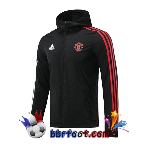 Coupe Vent Manchester United Noir 20/21