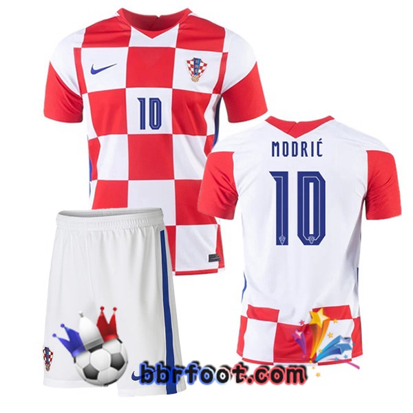 Maillot Equipe de Croatie (MODRIĆ 10) Enfant Domicile 20/21