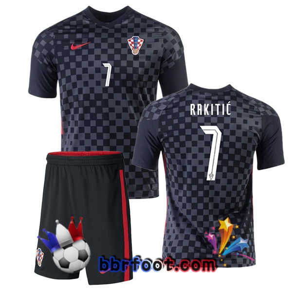 Maillot Equipe de Croatie (RAKITIĆ 7) Enfant Exterieur 20/21