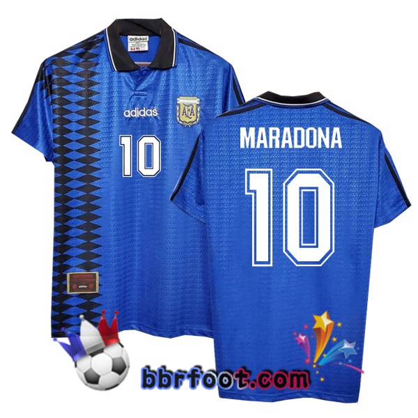 1994-1995 Argentine Exterieur Retro Maillot de Foot MARADONA #10