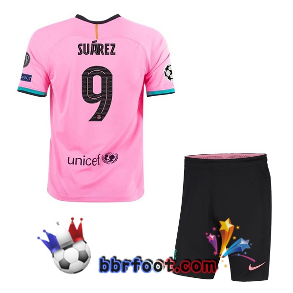 Maillot Foot FC Barcelone (SUÁREZ 9) Enfant Third 20/21