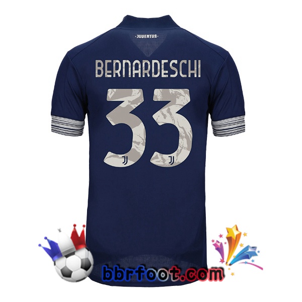 Maillot Foot Juventus (BERNARDESCHI 33) Exterieur 20/21
