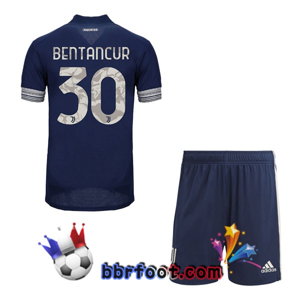 Maillot Foot Juventus (BENTANCUR 30) Enfant Exterieur 20/21