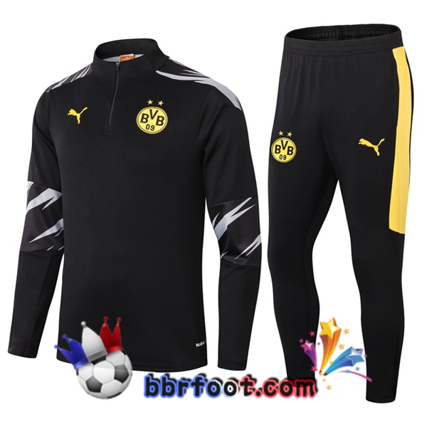 Survetement Foot Dortmund BVB Noir 20/21