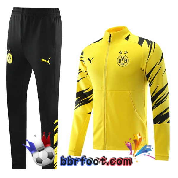 Veste Survetement Foot Dortmund BVB Jaune 20/21