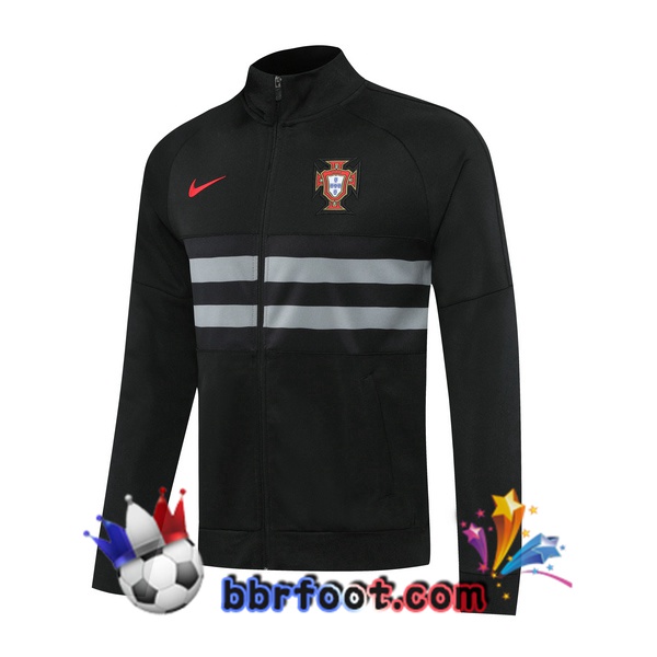Veste Foot Portugal Noir 20/21