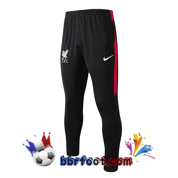 Pantalon Foot FC Liverpool Noir Rouge 20/21 Pantalon Foot FC Liverpool Noir Rouge 20/21