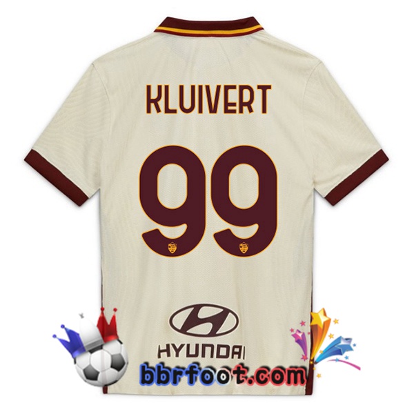 Maillot Foot AS Roma (KLUIVERT 99) Exterieur 20/21